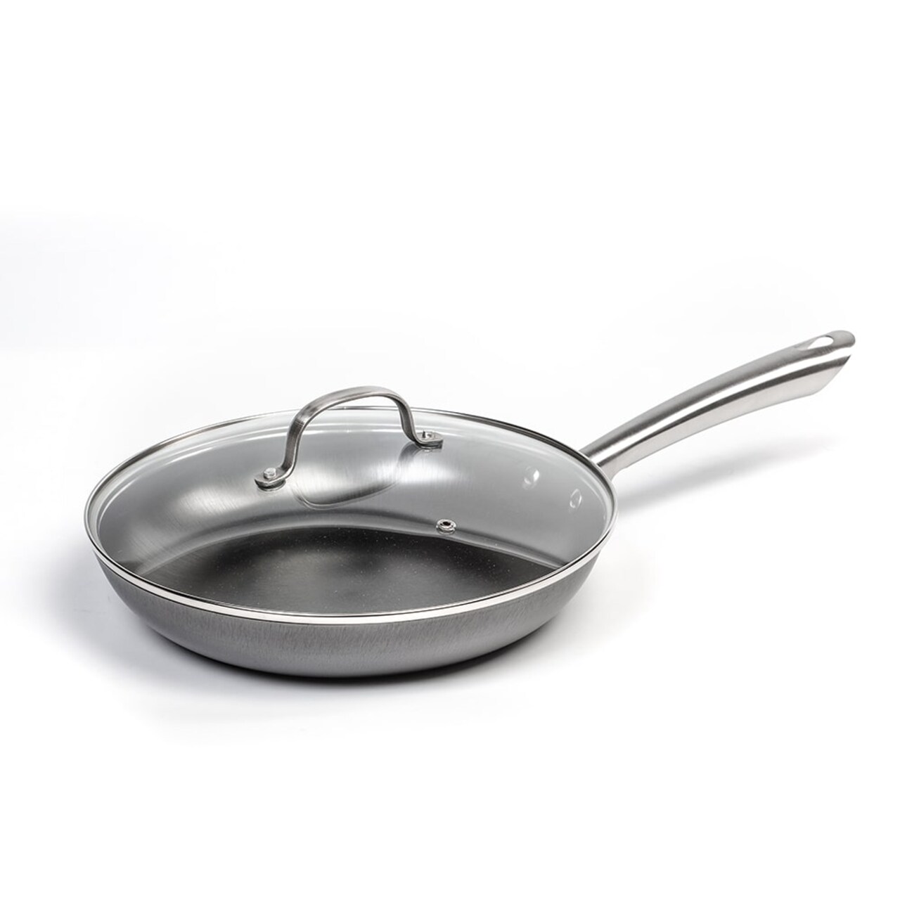 Lehman's Cast Iron Skillet - Nitrogen Hardened Cookware, Tough but Lightweight, No Need to Season, Heatproof Glass Lid Included